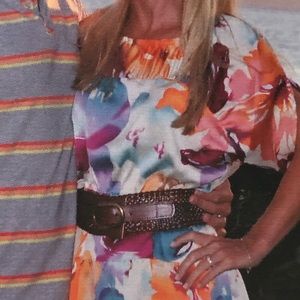 Loft Woven Leather Belt XS/S